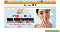 Desktop Screenshot of bebeautiful.com